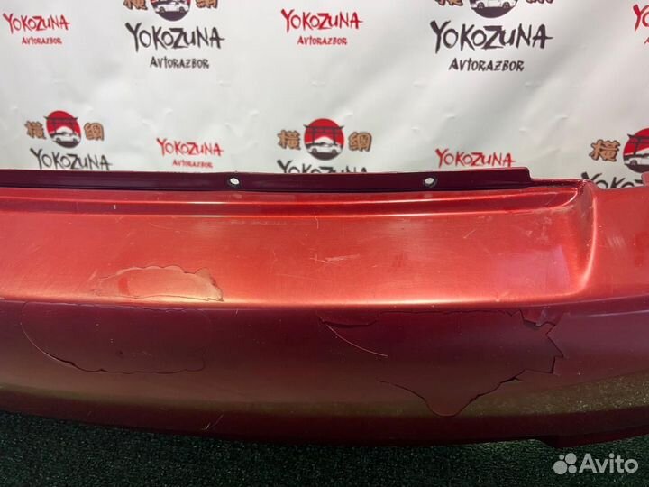 Задний бампер на Hyundai Accent