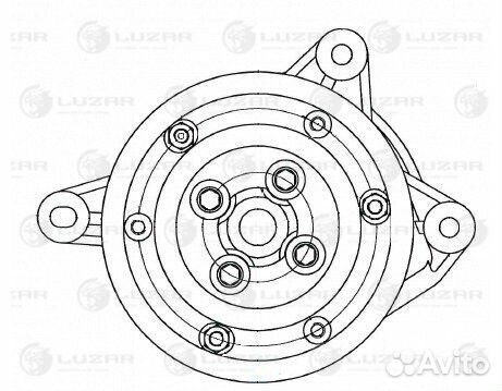 Помпа с эмм Luzar LWP 1804