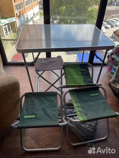 Стол складной + стулья zagorod