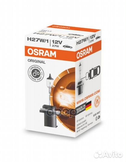 880 osram Лампа H27W 12V PG13 (