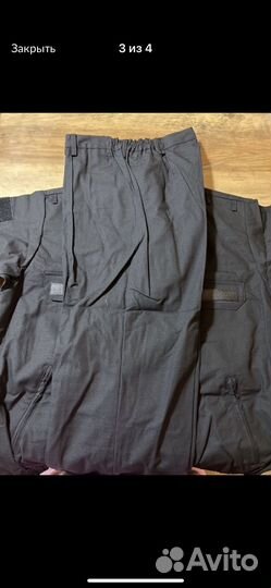 Форма офисная военная черная новая