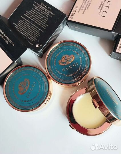 Gucci.Бальзам для губ с маслом розы. Оригинал