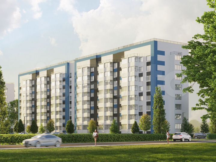 1-к. квартира, 36,1 м², 6/8 эт.