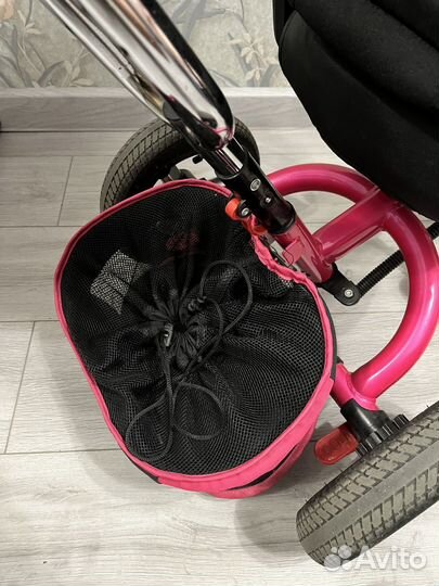 Детский трехколесный велосипед-коляска