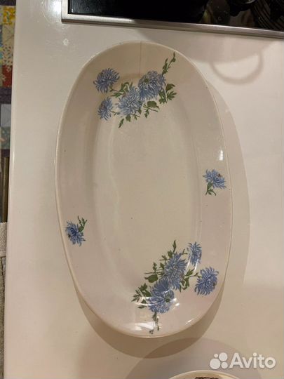 Блюдо от сервиза Пролетарий 1931 год