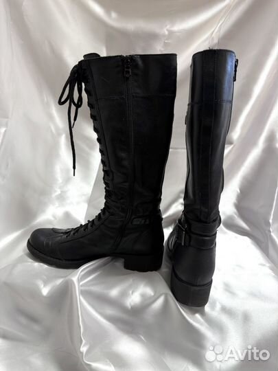 Берцы натуральная кожа 38 nero giardini