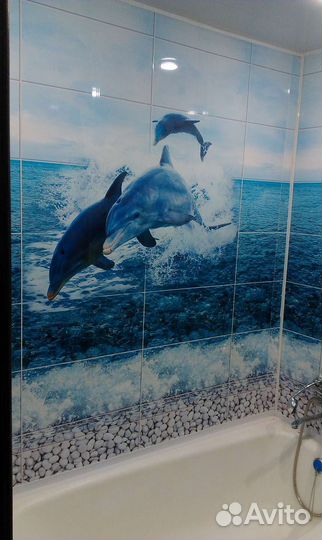 Монтаж панелей пвх, ремонт санузла