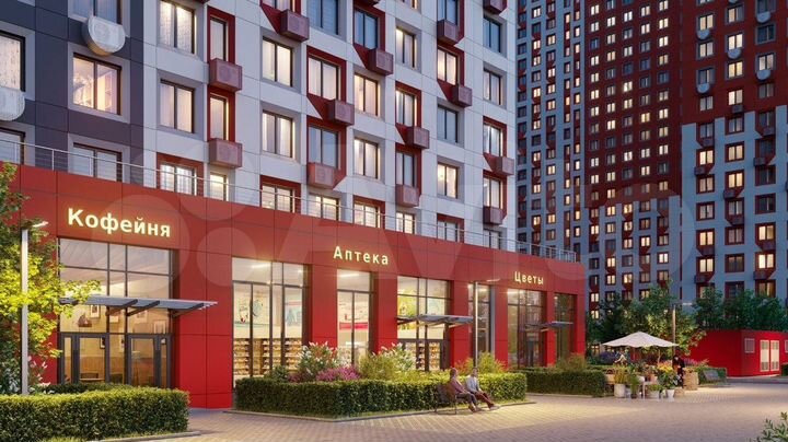 2-к. квартира, 54,4 м², 18/19 эт.