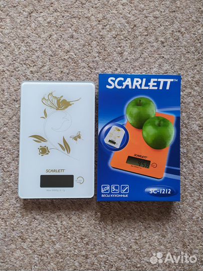 Весы кухонные scarlett новые в упаковке