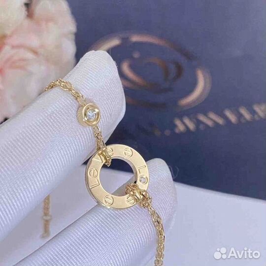 Браслет Cartier Love Желтое золото, бриллианты 0,03ct