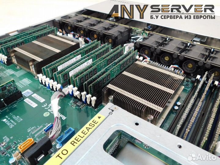 Сервер Supermicro 6018U 2x E5-2670v3 512Gb 4LFF