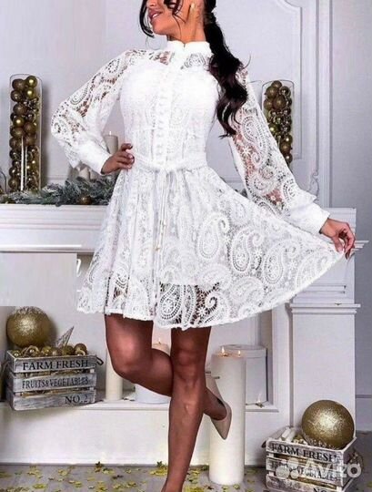 Кружевное платье