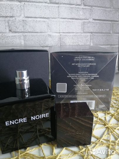 Туалетная вода lalique Encre Noire Pour Homme