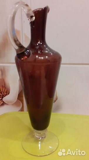 Графин СССР. Цветное стекло