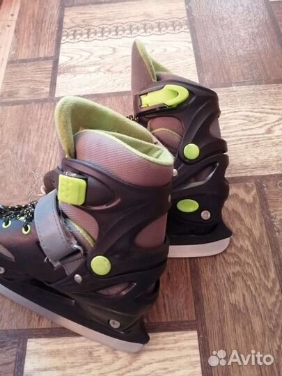 Коньки раздвижные 30 33