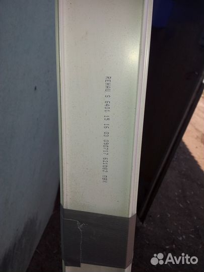 Угловой поворотный профиль Rehau L 156.5 мм