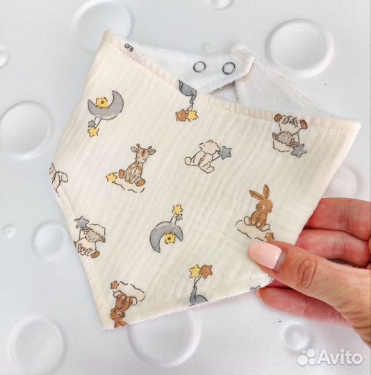 Слюнявчик + шуршащее ушко и грызунок