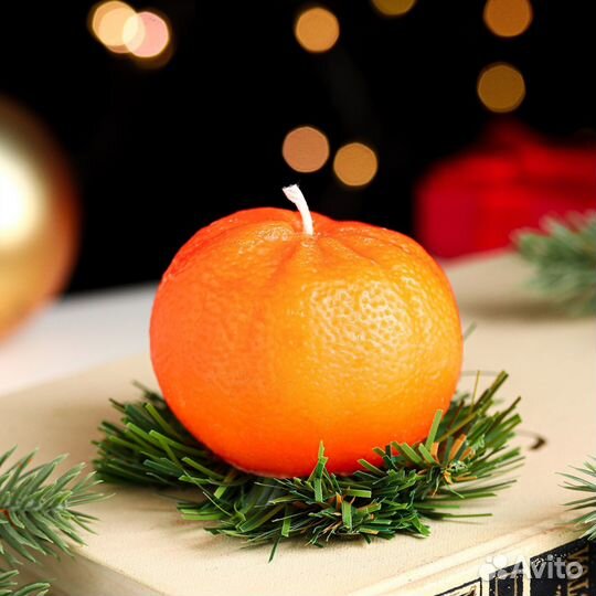 Свеча мандарин