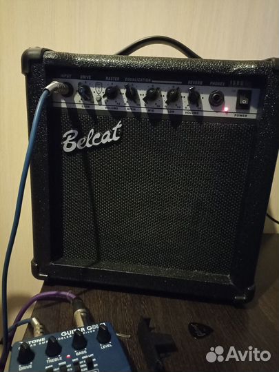 Электрогитара с комбиком бу