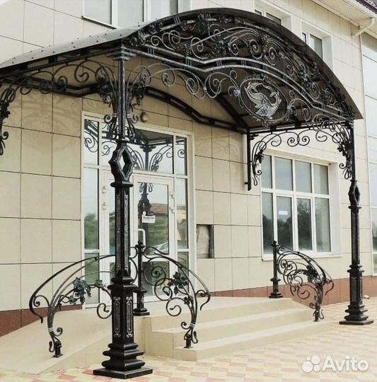 Навесы из поликарбоната, фермы