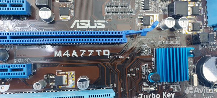 Материнская плата Asus M4A77TD + Athlon II X3 440