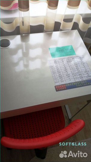 Мягкое стекло пвх на круглый стол