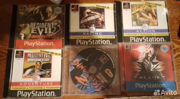 Диски игр Карты памяти Джойстик Sony playstation 1