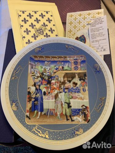 Тарелка Лимож D'arceau-limoges коллекционная