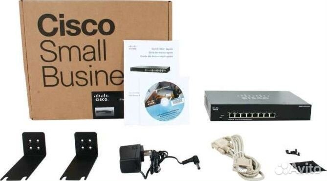 Коммутатор (свич) Linksys Cisco SRW208 (с бп) NEW