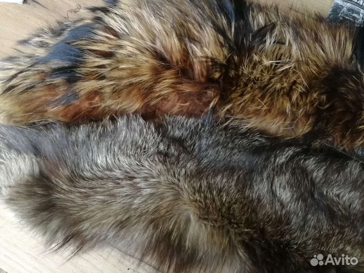 Меховой воротник песец
