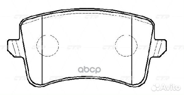 Колодки тормозные зад audi Q5 17/A4 07/A5/S5