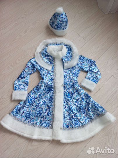 Костюм снегурочки д/д