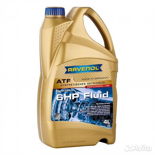 Ravenol ATF 6 HP Fluid (4л) Трансмиссионное ма