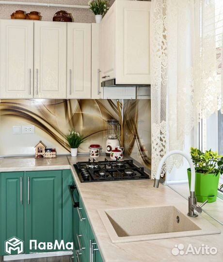 Кухонные гарнитуры в Пластике угловые на заказ 65