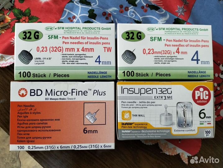 Иголки для шприц ручек