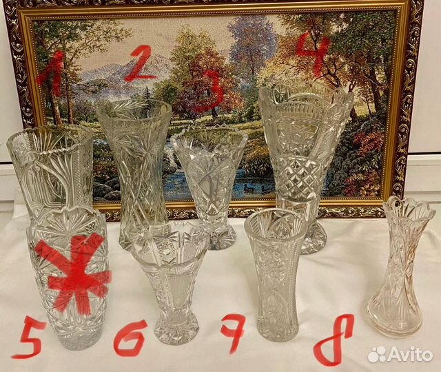 Ваза хрустальная СССР