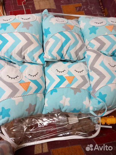 Бортики в детскую кроватку