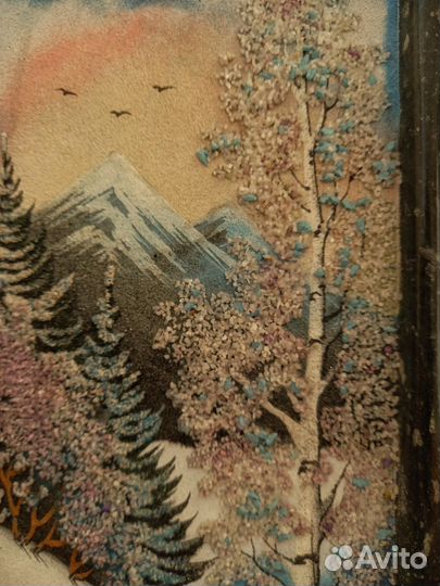 Картина панно из натурального камня