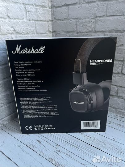 Наушники marshall major 4