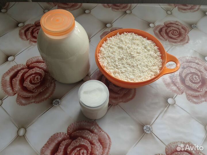 Молоко, творог, сметана, масло, яйцо