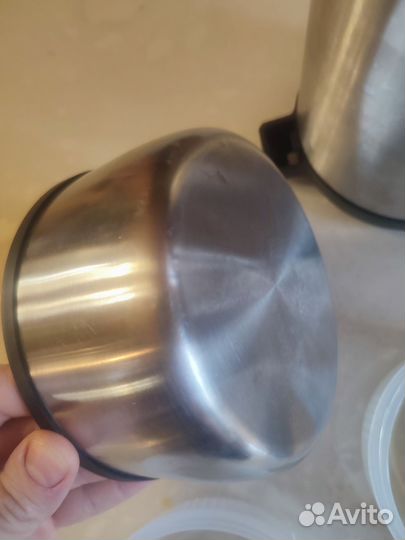 Термос для еды с 3 контейнерами