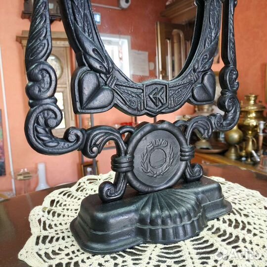 Шикарное старинное псише Зеркало Амуры