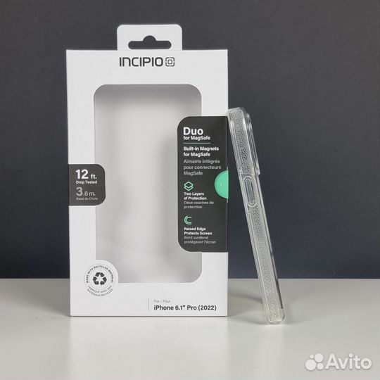 Incipio Duo с MagSafe для 14 Pro Clear