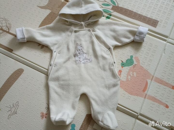 Флисовый комбинезон/поддева,68