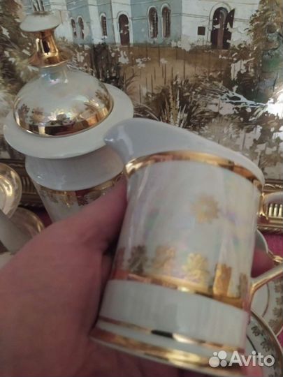 Кофейный сервиз.Коростень.70-е гг