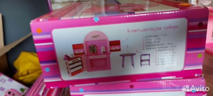 Комплект кукольной мебели Кафе-бар