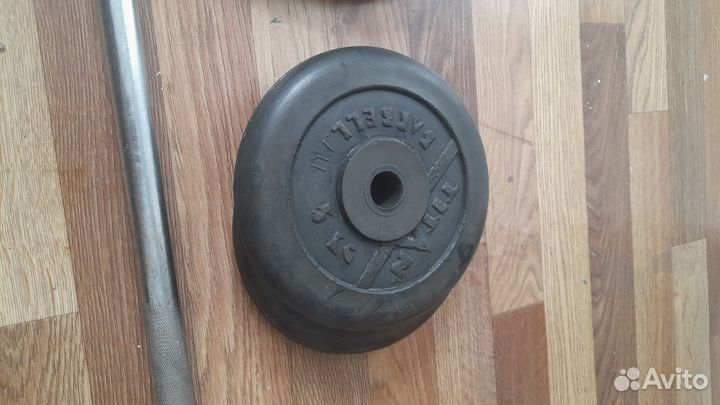Штанга гриф с блинами