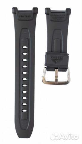 Серый ремешок для часов Casio PRG-240-8E