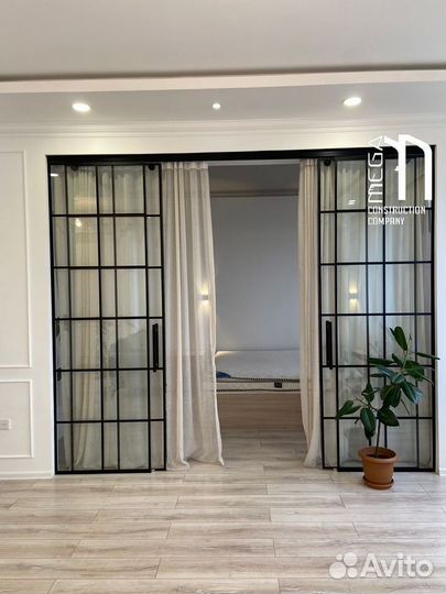 Раздвижные перегородки лофт