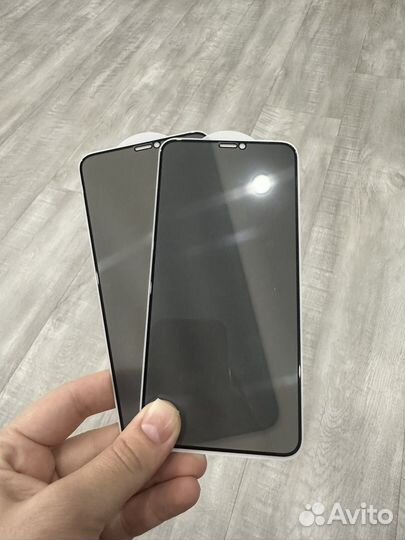 Защитное стекло на iPhone xs max